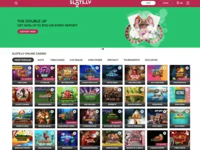 Photo: Slots LV Review (US): Bonus, Payments & Safety | Casino Monkey