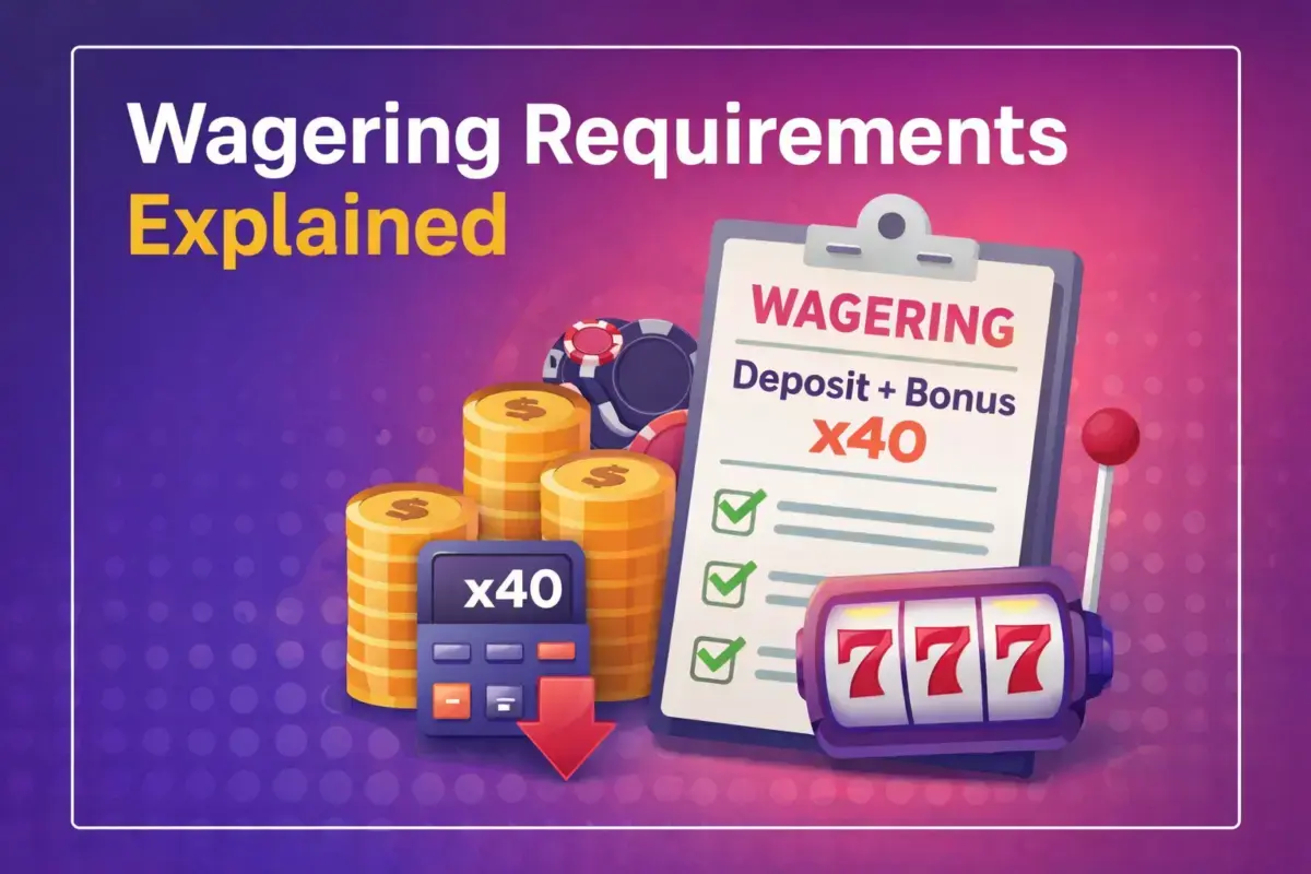 Photo: Wagering Requirements Explained 2026 – Simple Guide to Casino Rollover
