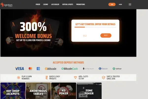 Photo: Ignition Casino Review 2026 (US) – Poker, Payments & Safety